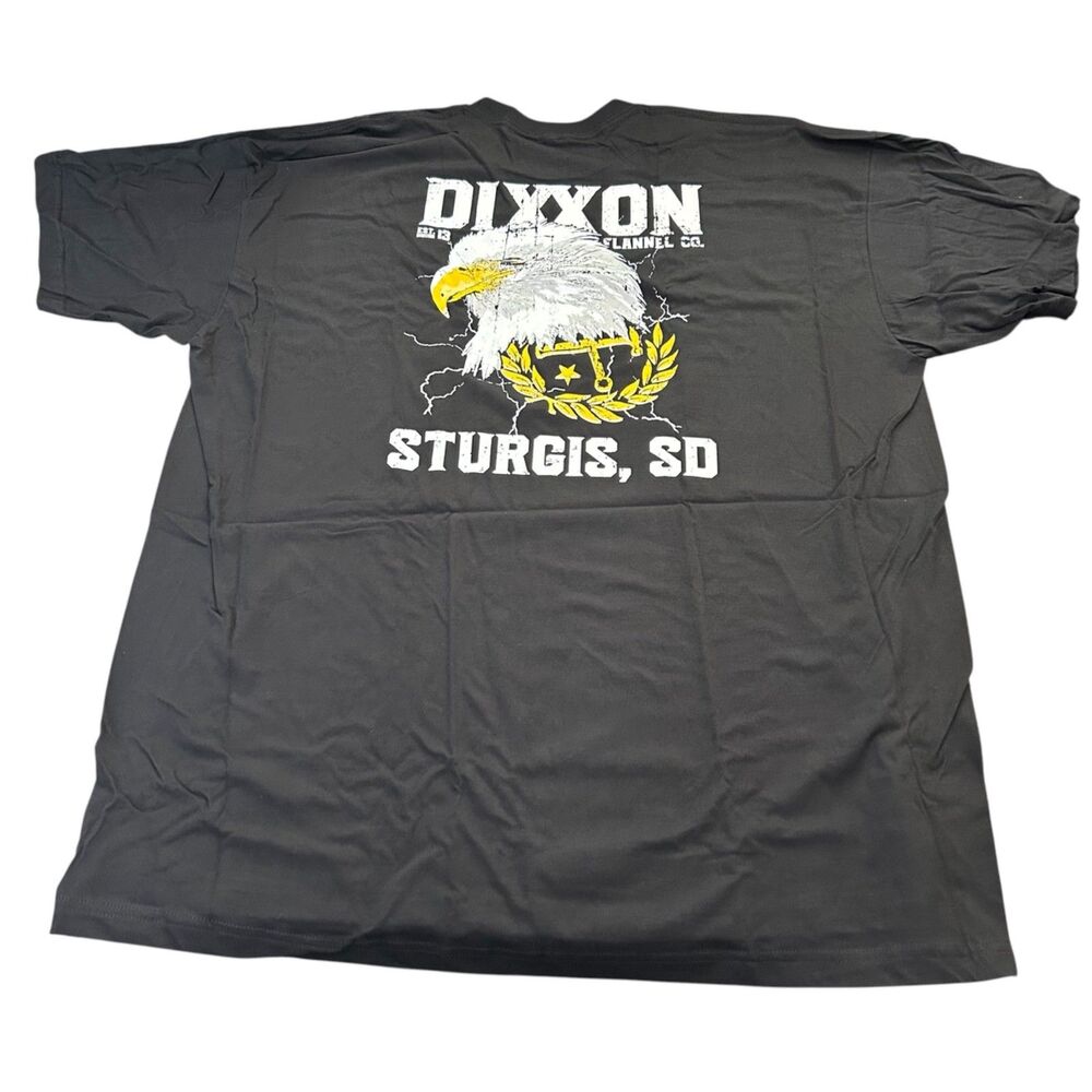 Dixxon Flannel Co Sturgis SD Eagle Graphic T-Shirt Black Men's Size 3X Biker